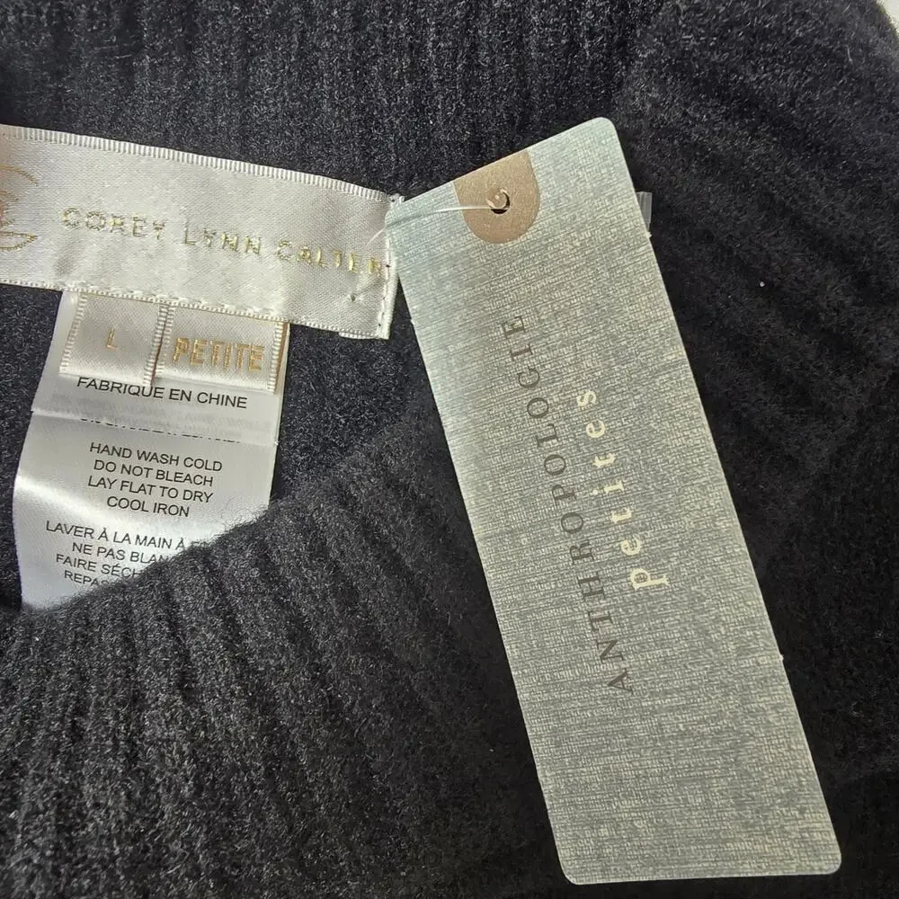 NWT Anthropologie Corey Lynn Calter Heidi Horse Sweater Mini Dress. Ret $198 - Picture 5 of 11